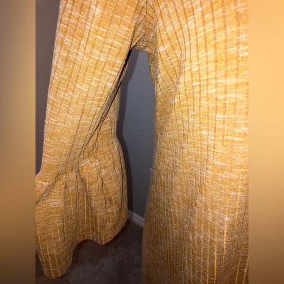 SweetSalt Golden Ribbed Dress - Picture 3 of 6